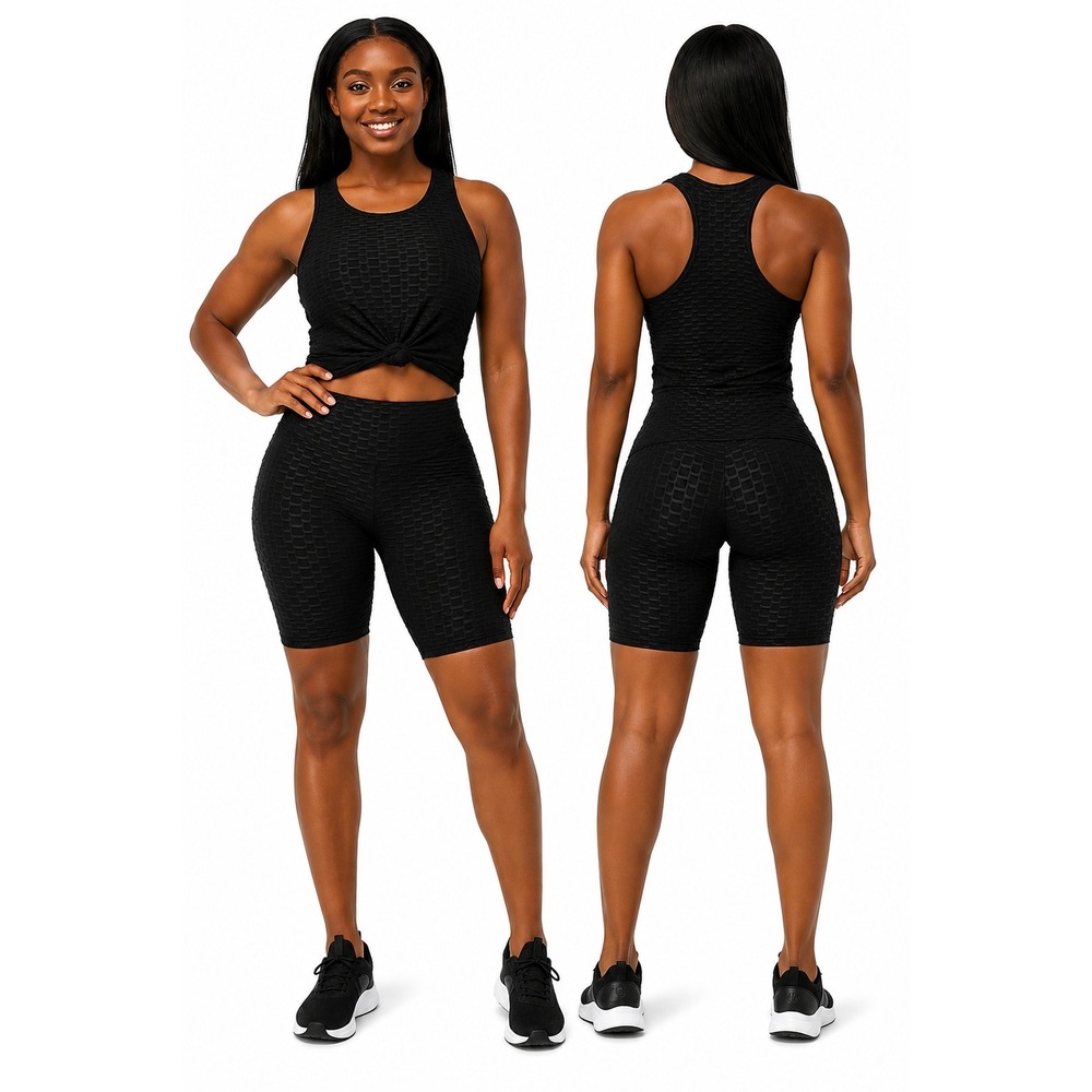 Women's 2-Piece Activewear‎ Set by New Mix Black Size S/M New With Tags